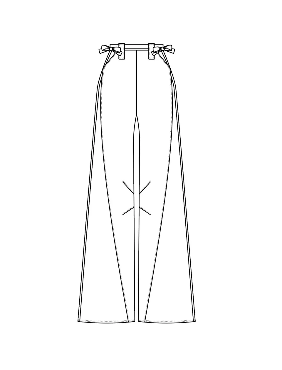 Technical garment drawing 4