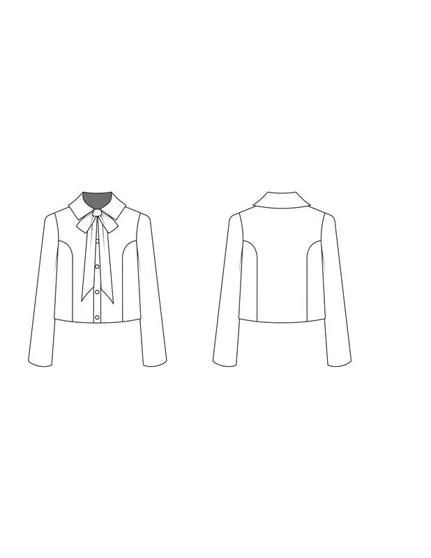 Technical garment drawing 6