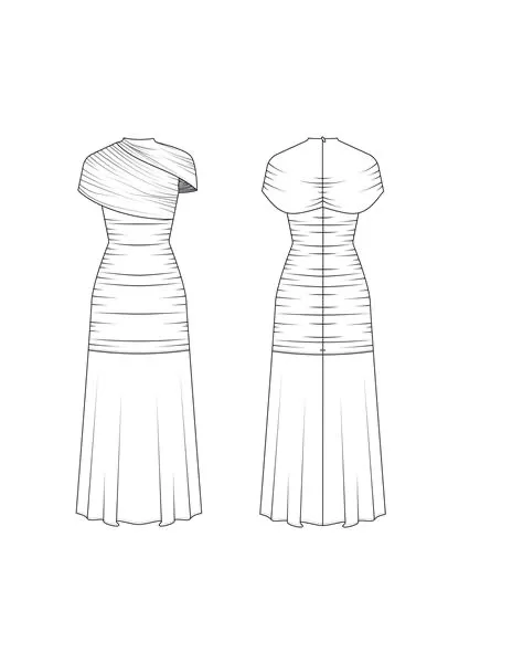 Technical garment drawing 7