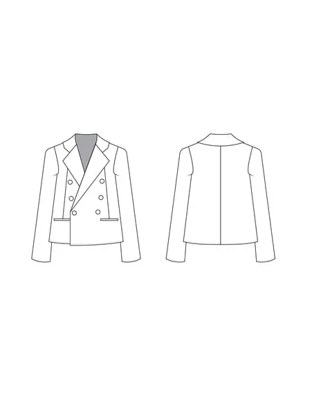Technical garment drawing 8